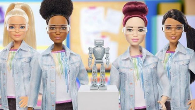 SCIENTISTS. Mattel releases a new set of Barbies as scientists to inspire more women to enter the field of robotics and sciences. Screenshot from Instagram/@barbie  