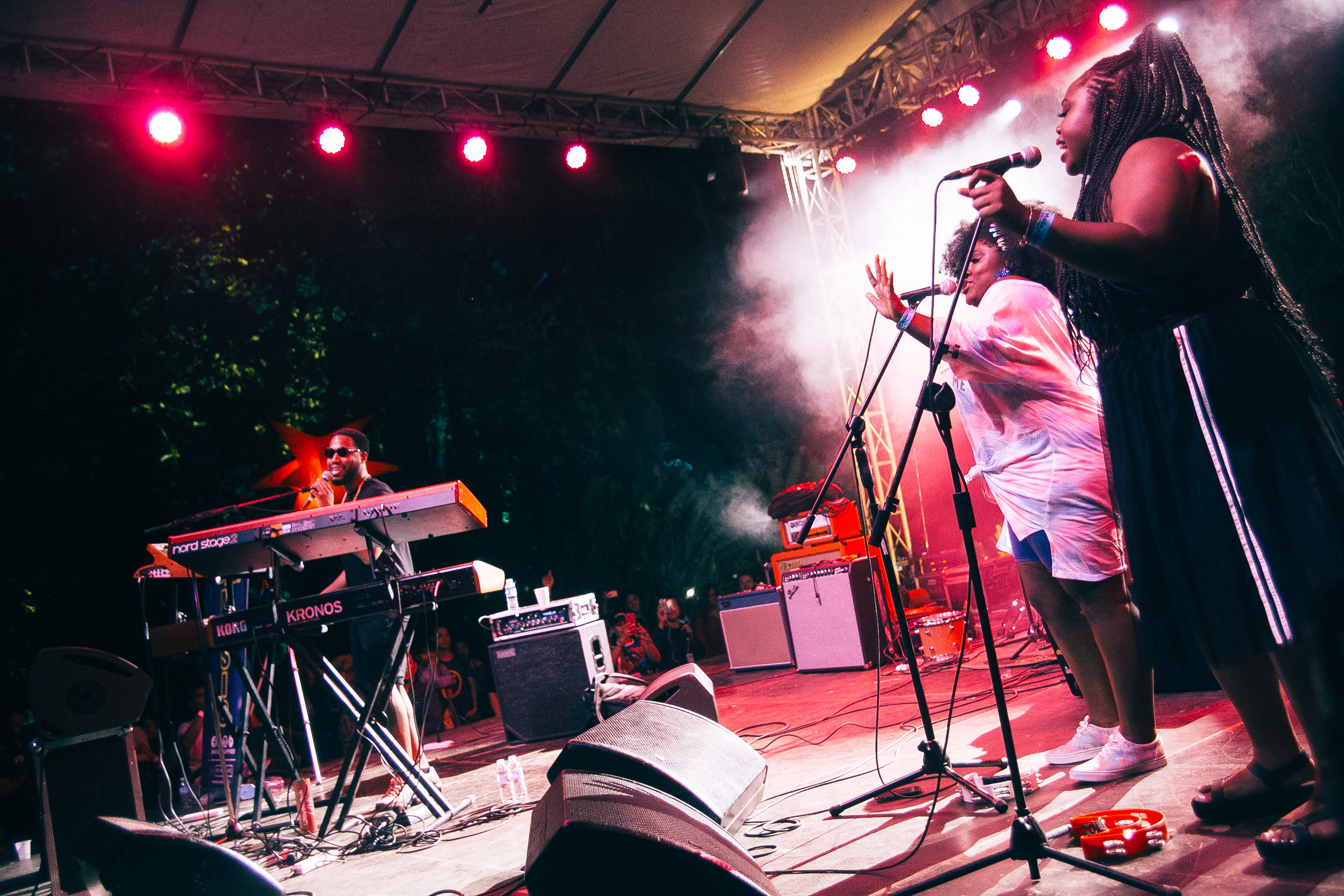 CORY HENRY AND THE FUNK APOSTLES. Supported by his band, the Funk Apostles, the R&B and soul musician kept festivalgoers on their feet with a funk-filled set. Photo by Paolo Abad/Rappler 