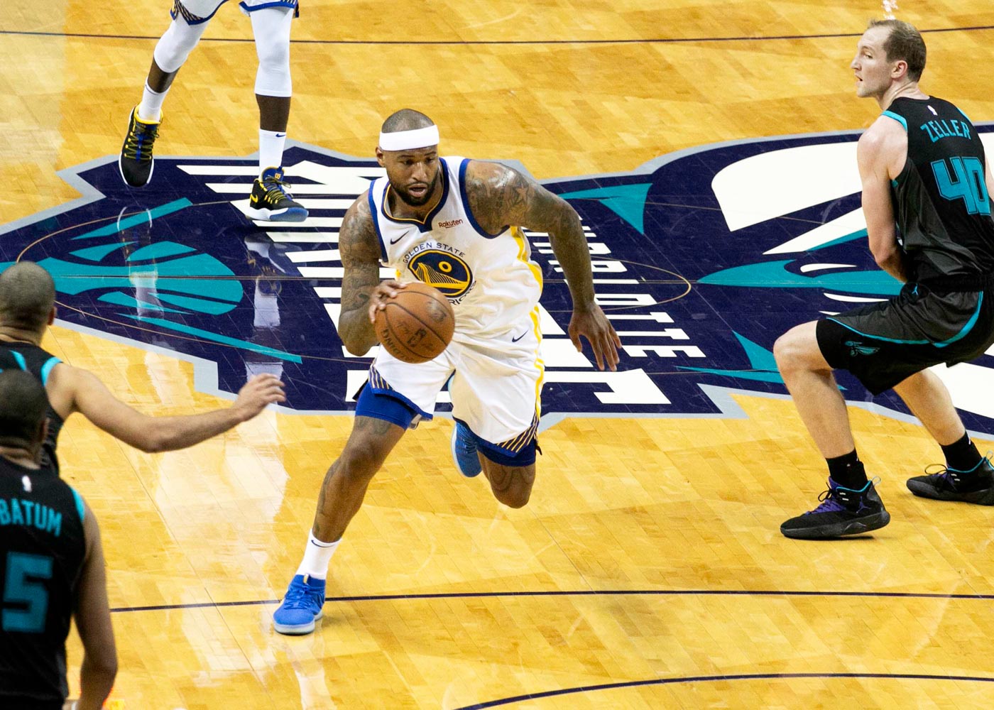 BEST PERFORMANCE. DeMarcus Cousins scores 24 points for the Golden State Warriors. Photo by Paul Mata/Rappler 