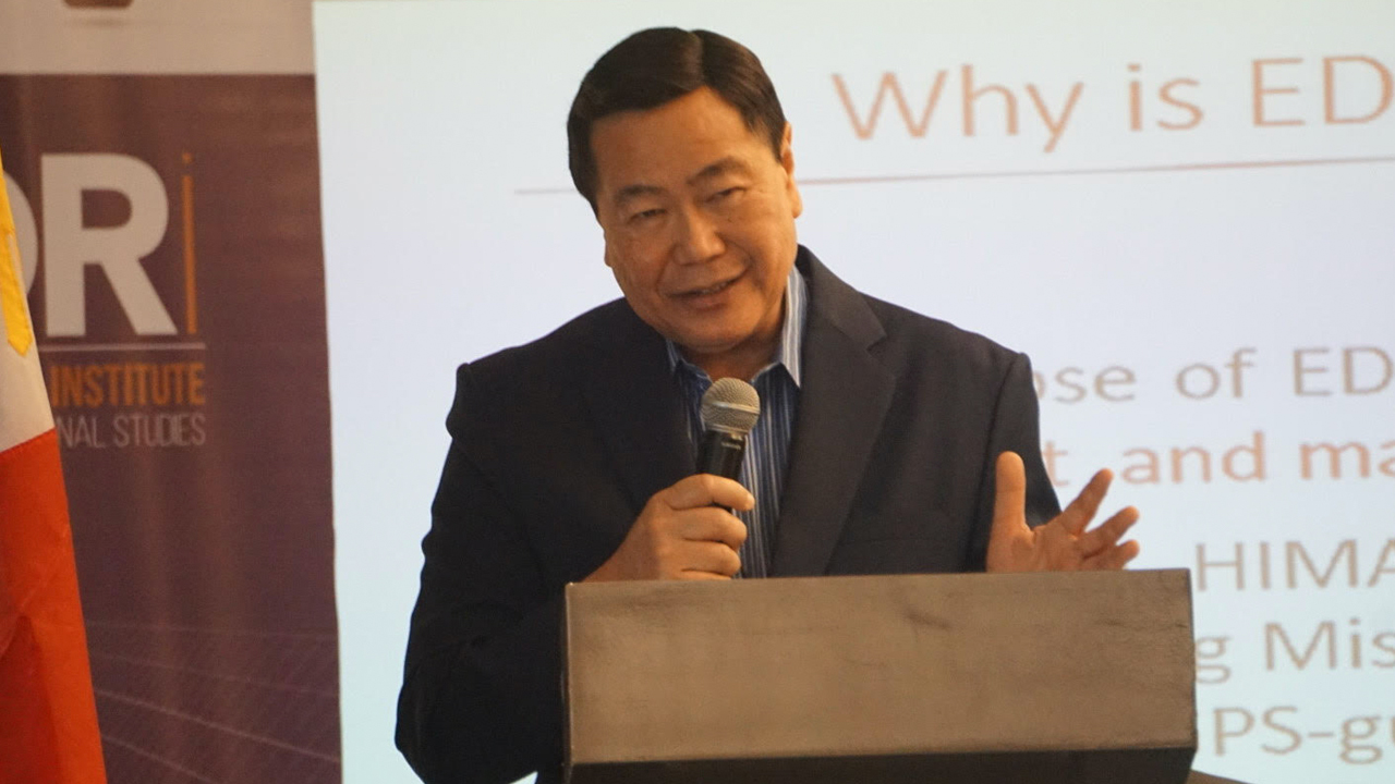 THIRD WAY. Retired Supreme Court senior associate justice Antonio Carpio talks about the Visiting Forces Agreement on Friday, February 28, 2020. Photo by Carmela Fonbuena 