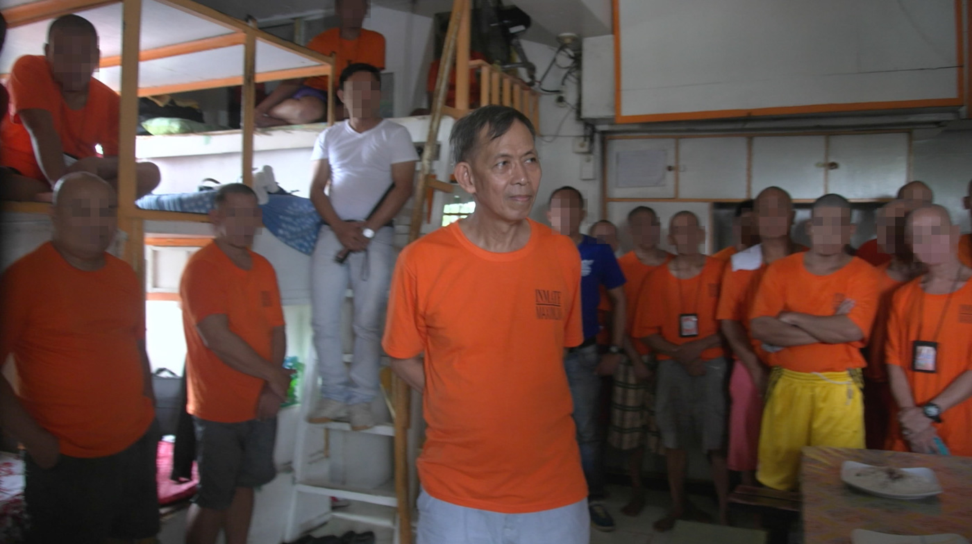 'THE BUTCHER' IN BILIBID. Retired Major General Jovito Palparan shares a quarantine jail facility with 37 other convicts inside the New Bilibid Prison in Muntinlupa City. Photo by Adrian Portugal/Rappler 