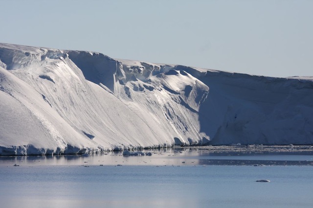 Totten Glacier in Antarctica. Photo by Esmee van Wijk/Australian Antarctic Division 