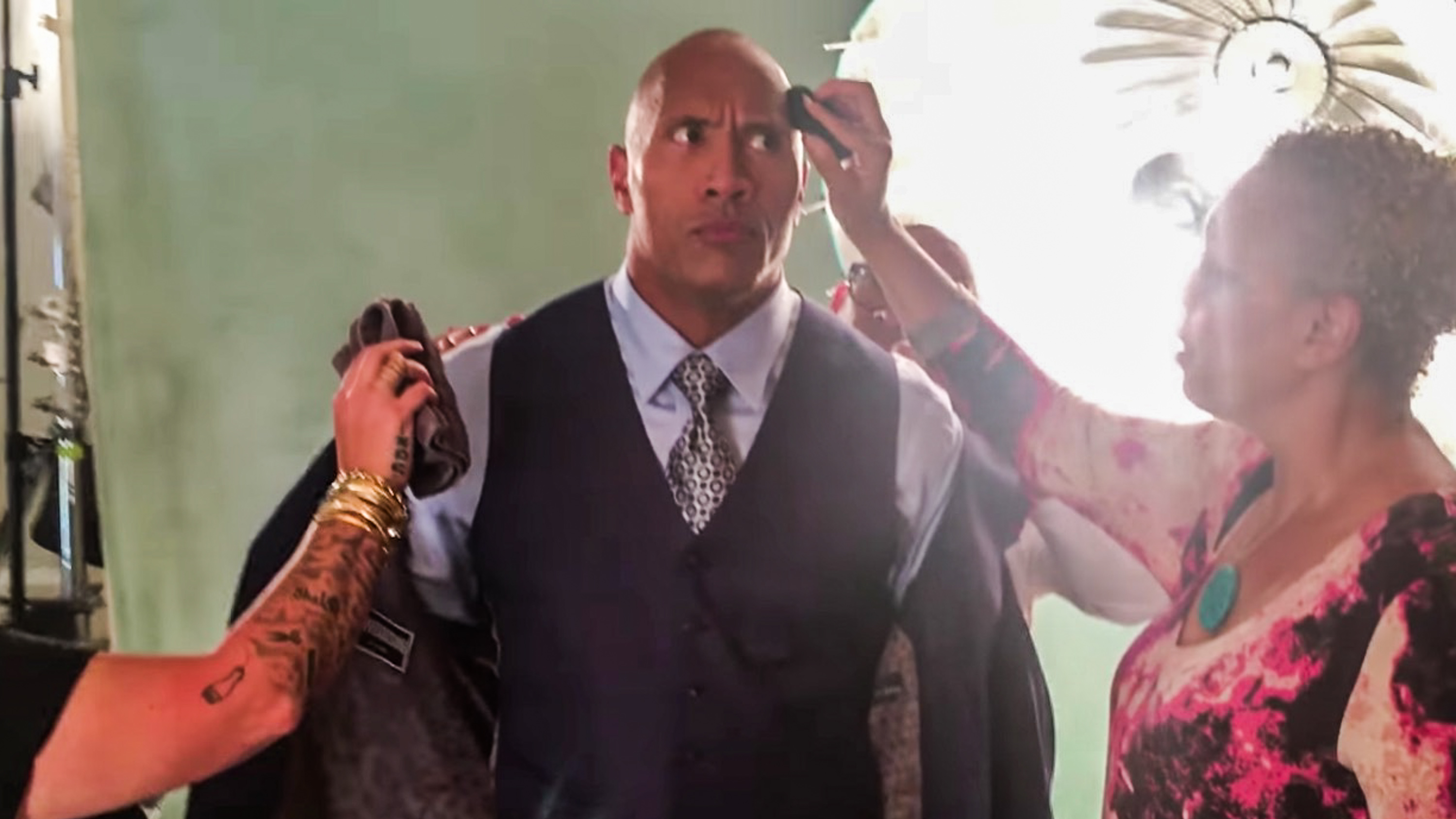 THE ROCK. Dwayne Johnson, aka 'The Rock,' is just one of the stars who did the 'Mannequin Challenge.' Screengrab from YouTube/The Rock  