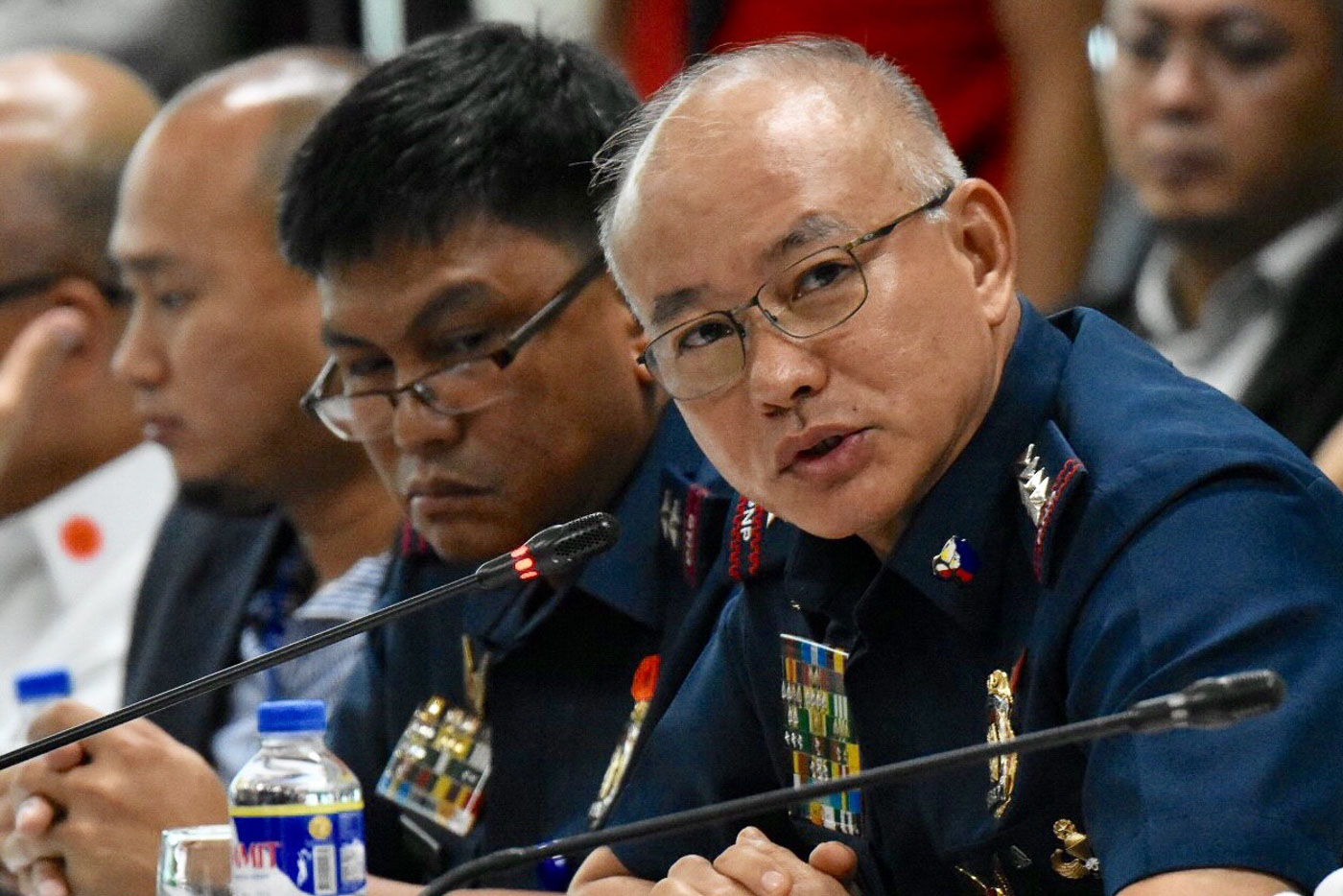 SCHOLARS QUESTIONED. PNP chief Director General Oscar Albayalde during the Senate hearing on the amendment of the Anti-Terrorism bill on October 1, 2018. Photo by Angie de Silva/Rappler 