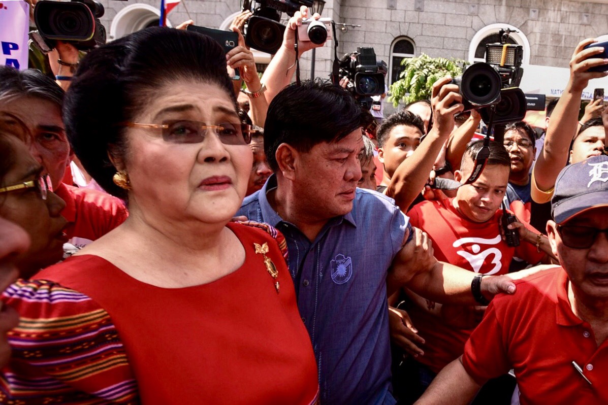 AILING. Ilocos Norte Representative Imelda Marcos claims she has 7 ailments and under strict orders to avoid stressful conditions. Photo by Jire Carreon/Rappler  