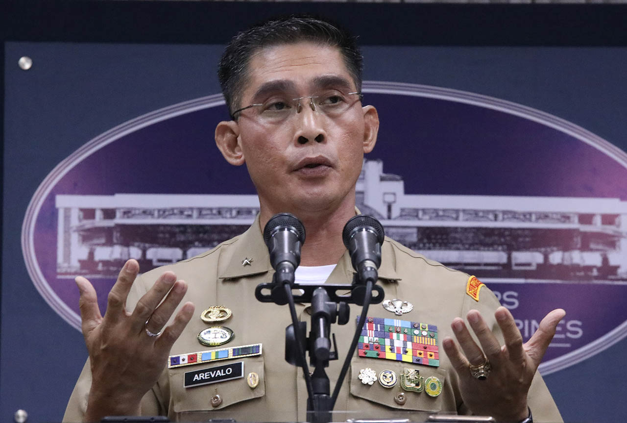 MILITARY SPOKESMAN. Armed Forces of the Philippines Spokesperson Brigadier General Edgard Arevalo. File photo by Darren Langit/Rappler 