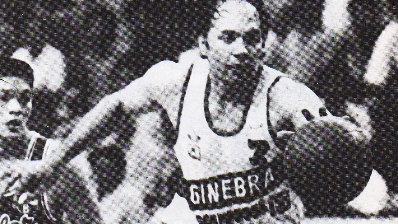 BIG J. It would be foolhardy not to bestow the honor of the top PBA player from UE to Robert Jaworski. Photo from 1995 PBA Annual  