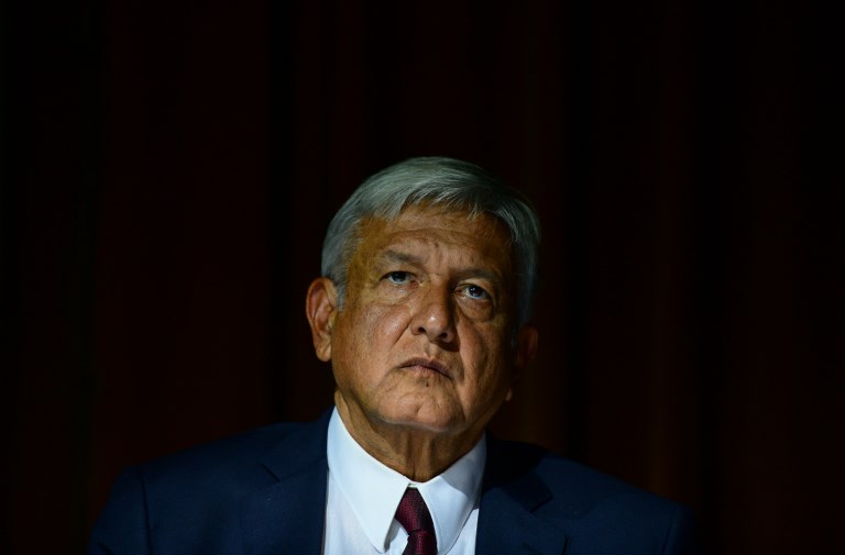 US-MEXICO BORDER. In this file photo, Mexico's President Andres Manuel Lopez Obrador speaks during a press conference in Mexico City on July 5, 2018. File photo Ronaldo Schemidt/AFP 
