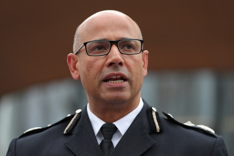 SAME NERVE AGENT. In this file photo, Senior national coordinator for counter-terrorism Neil Basu speaks to the press outside New Scotland Yard in central London on March 13, 2018. File photo by Daniel Leal-Olivas  