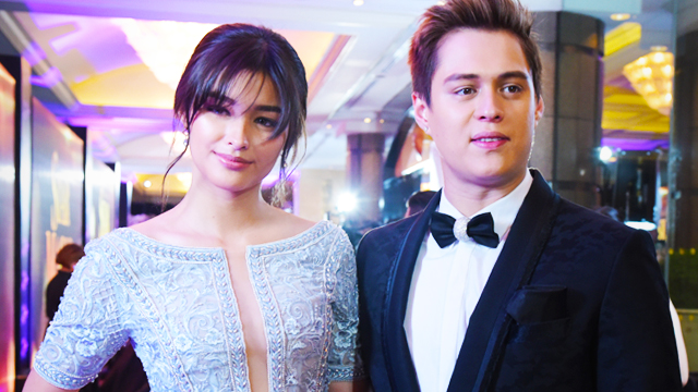 BEST DRESSED. Liza Soberano with Enrique Gil during the red carpet of the Star Magic Ball 2016. Photo by Alecs Ongcal/Rappler 
