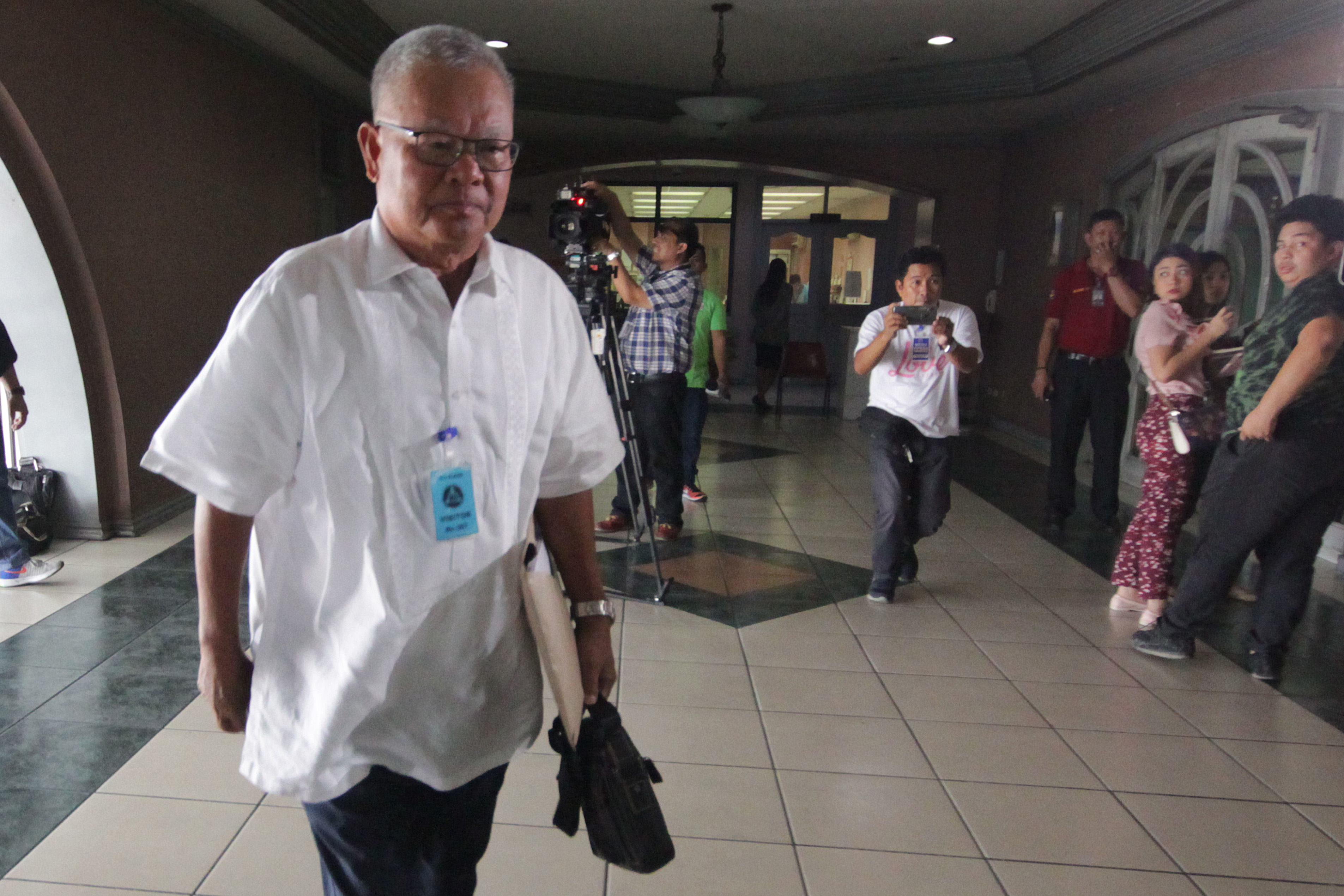 FORFEITURE CASE. Retired Lieutenant General Jacinto Ligot fails to get an outright dismissal of his P55M forfeiture case pending before the anti-graft court Sandiganbayan. Photo by Darren Langit/Rappler 