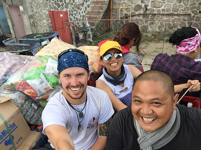 NEW FACES. Meeting new people on the way to getting tattoed by Whang-Od 