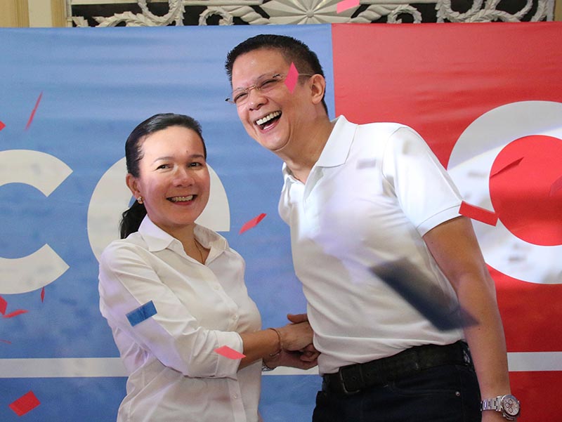 PARTIDO PILIPINAS. Senators Grace Poe and Francis Escudero are running as independent candidates of a 'Partido Pilipinas.' Still, they seek the support of political parties and partylist groups. File photo  