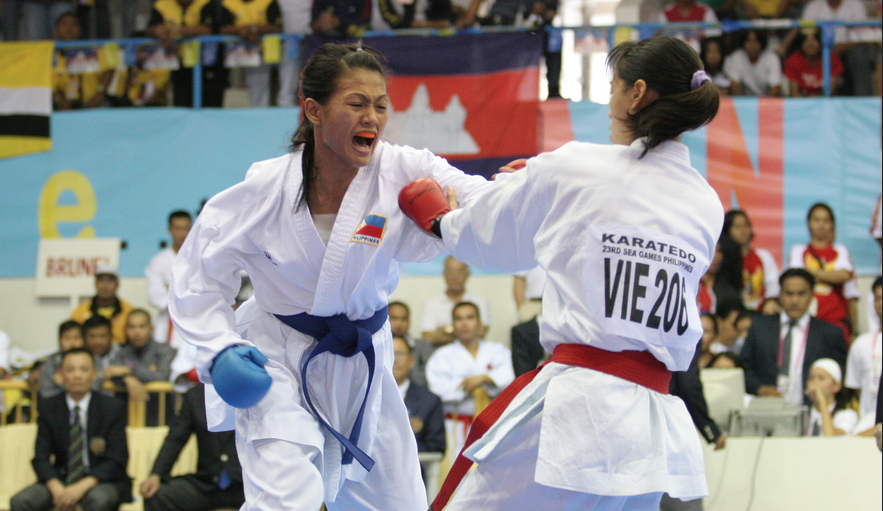 GRIT. Gretchen Malalad shares that her national karate team stint has been a tough but rewarding journey. Contributed photo
  