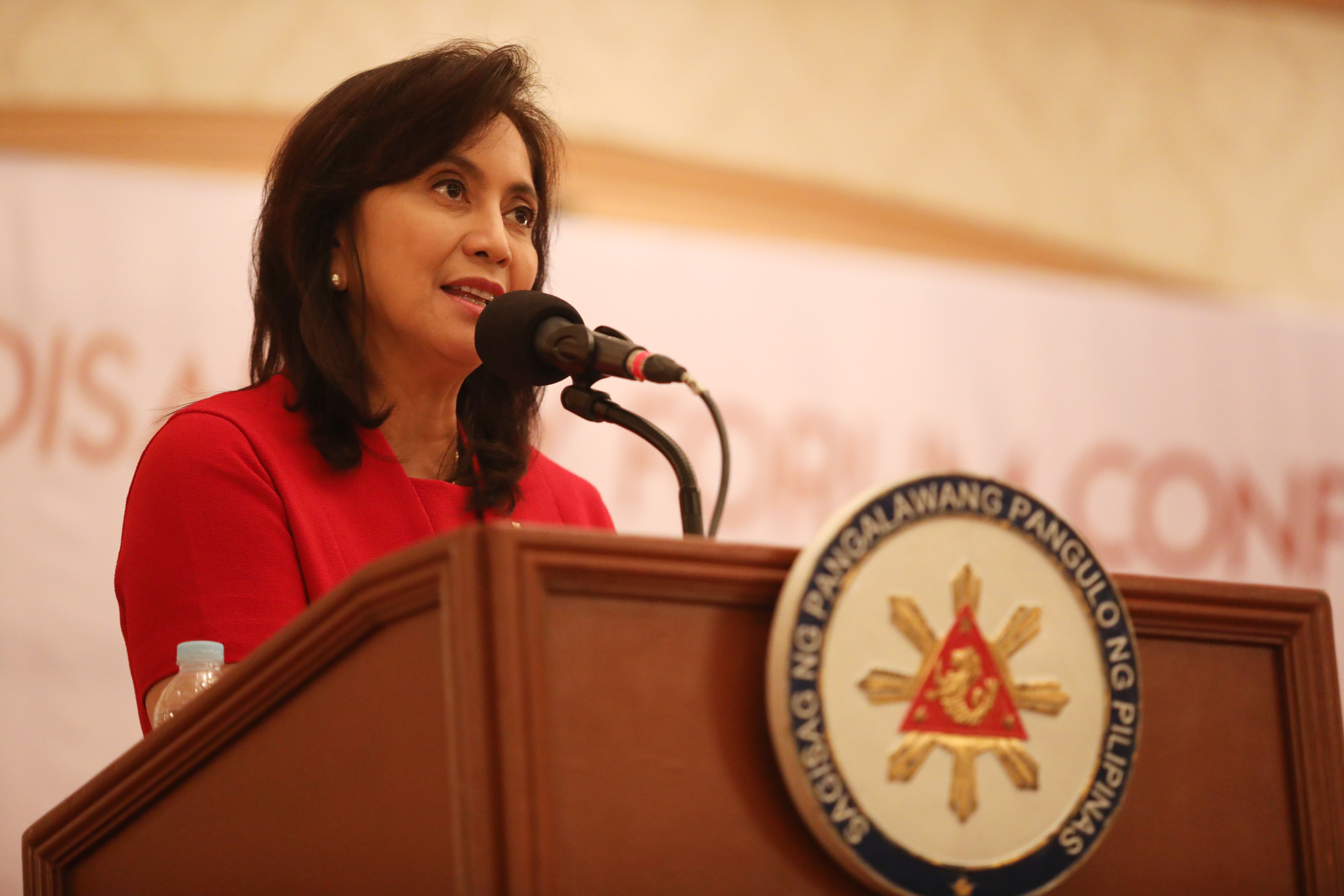QUESTIONS. Vice President Leni Robredo hopes the government will be able to answer all questions regarding the request to extend martial law in Mindanao by a year. Photo by the OVP 