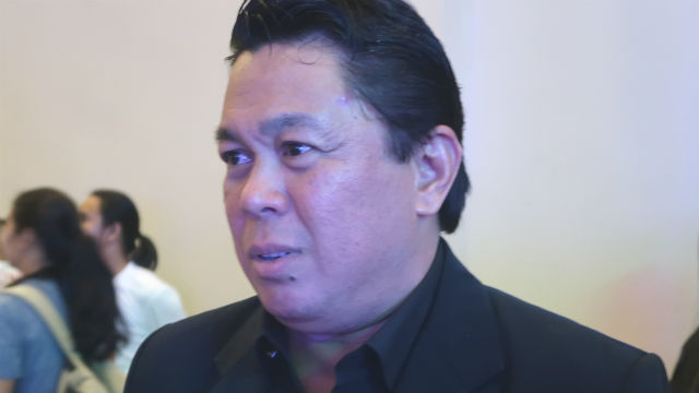FATHER'S APPROVAL. Dennis Padilla says he likes Joshua Garcia for his daughter Julia Barretto and even thinks they're together already. All photos by Precious del Valle/Rappler 