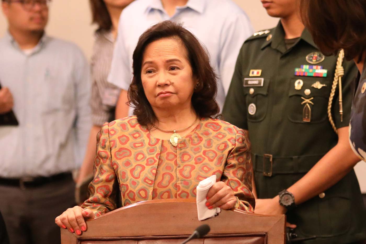 RETIRING NEXT YEAR. Speaker Gloria Arroyo says she is not interested in a Cabinet post in 2019. File photo by Darren Langit/Rappler 
