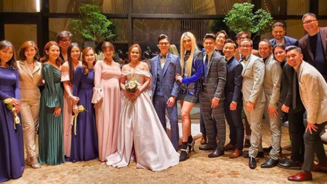 CONGRATULATIONS. Vhong Navarro marries his longtime girlfriend Tanya Bautista, which was witnessed by his co-hosts from 'It's Showtime.' Screenshot from Instagram/@kuyakim_atienza 