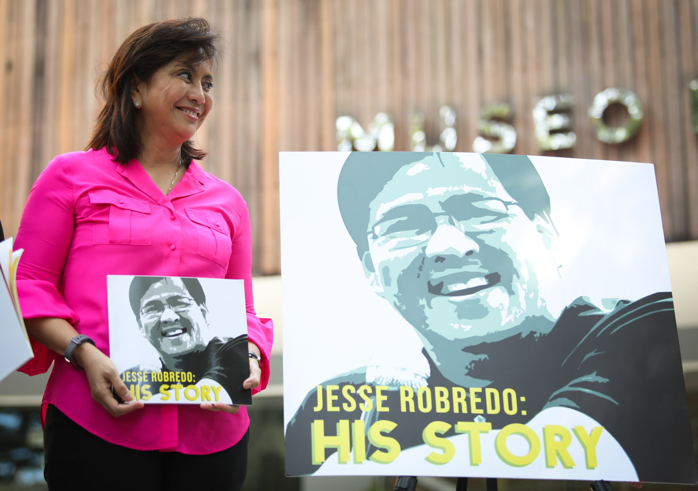 UNDER ATTACK. File photo shows Vice President Leni Robred attending the launch of 'Jesse Robredo: His Story.' Photo from OVP 