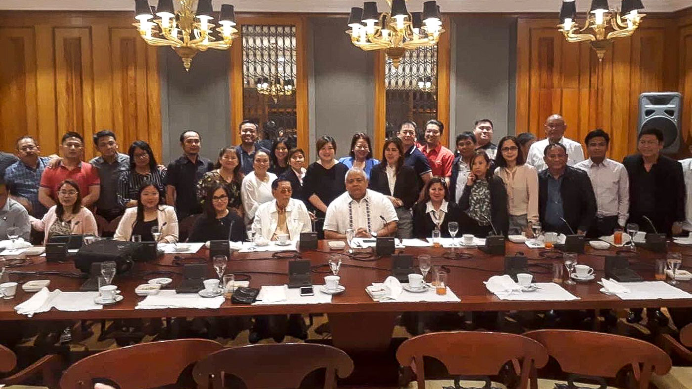 TRIP TO MANILA. Cagayan officials visit Malacañang on Friday, September 14, a day before a strong typhoon is set to hit their province. Sourced Photo 