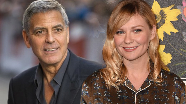 CO-PRODUCTION. George Clooney and Kirsten Dunst are set to co-produce ans appear in the show 'On Becoming a God in Central Florida,' to be shown in YouTube Premium. File photos by Geoff Robins/ Kevin Winter/Getty Images/AFP 
