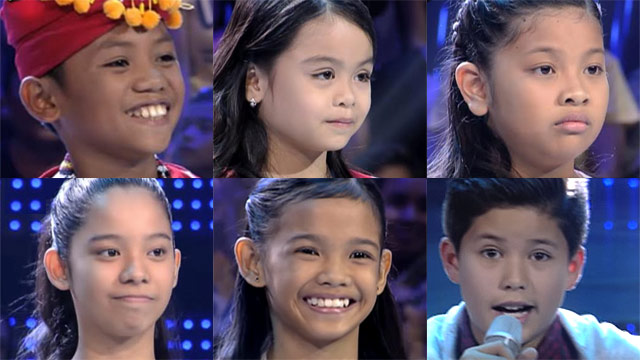 TOP 6. Two kids from each coach's team are heading to the semi-finals. Screengrab from YouTube/The Voice Kids Philippines    