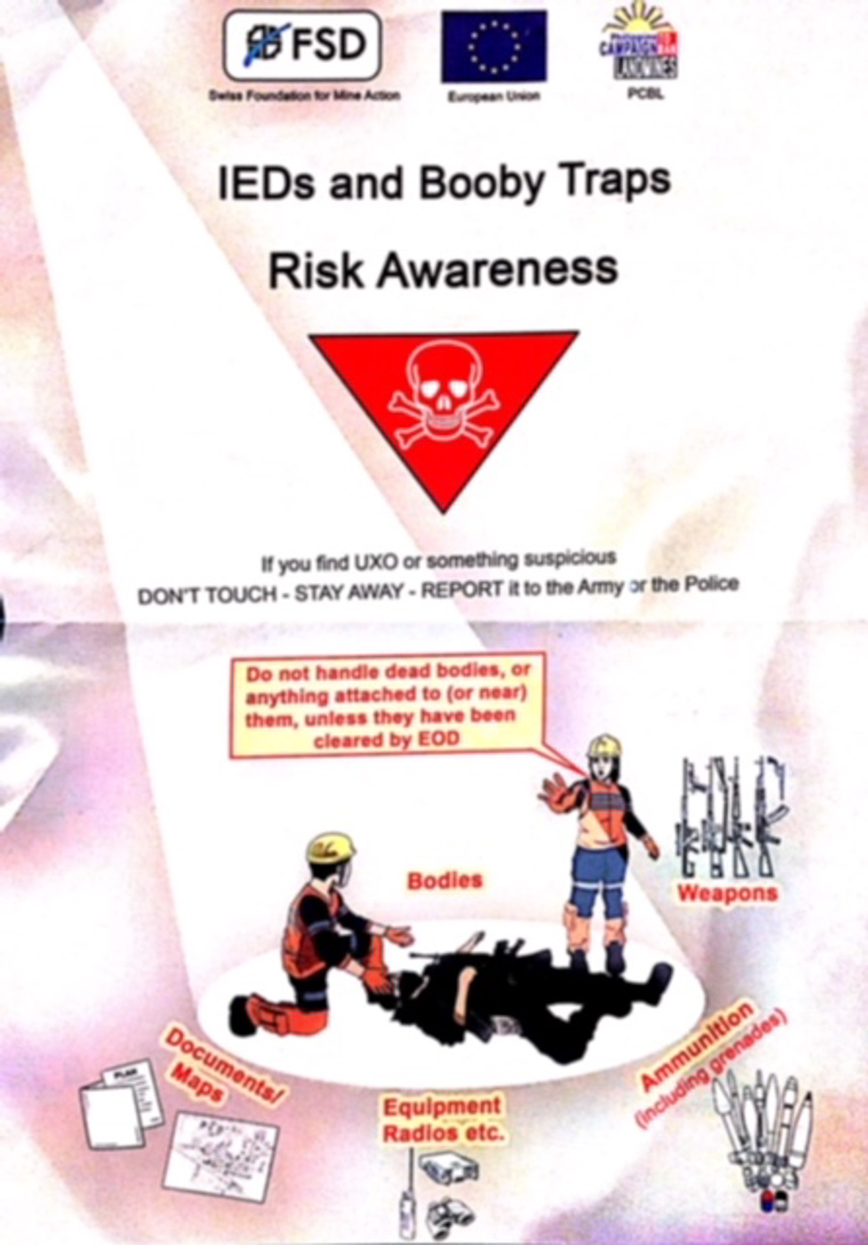 AWARENESS. FSD Mindanao and its network of trained volunteers from DepEd teach residents about the risks of unexploded ordnance. Photo by Ana Santos/Rappler