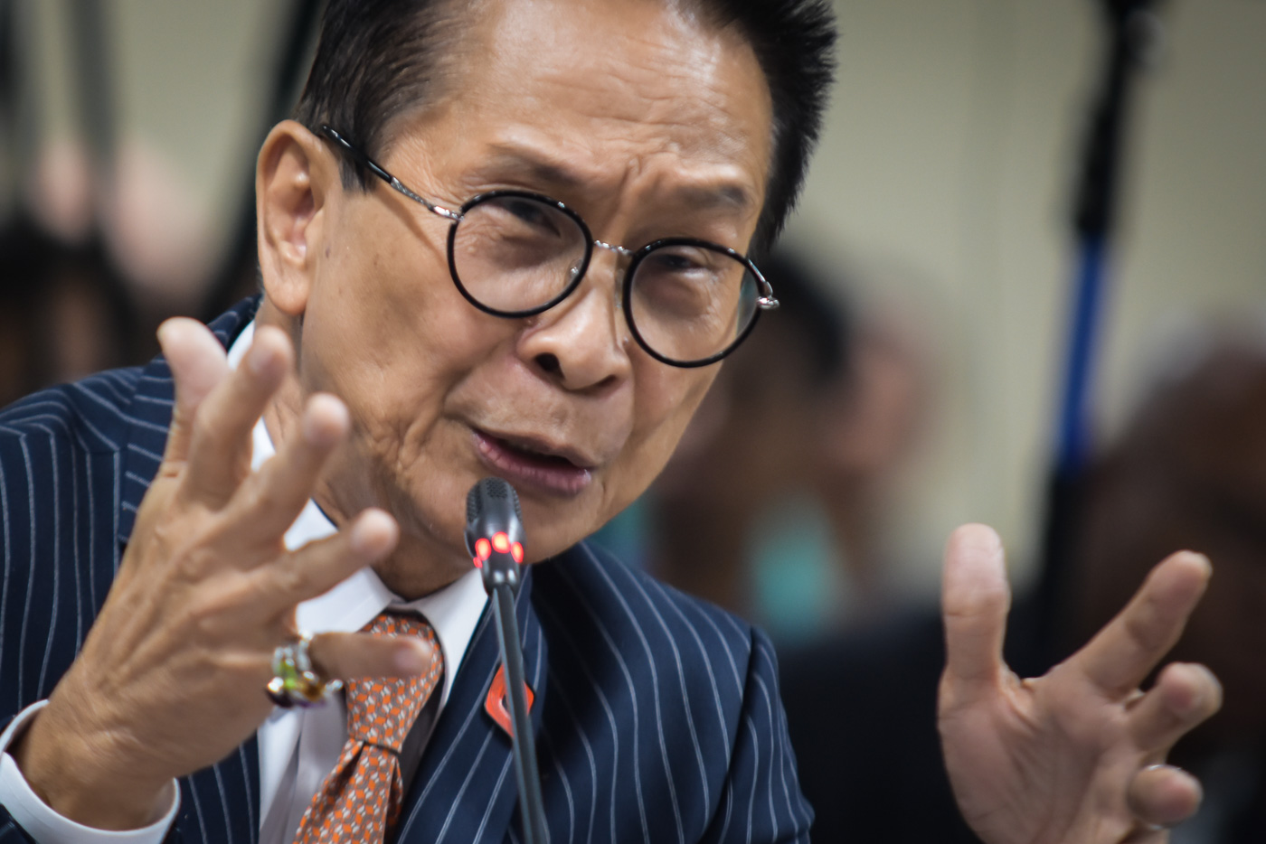 FARMERS' SLAY. Presidential Spokesperson Salvador Panelo says Malacañang condemns the killing of 9 farmers in Negros Occidental. File photo by LeAnne Jazul/Rappler  