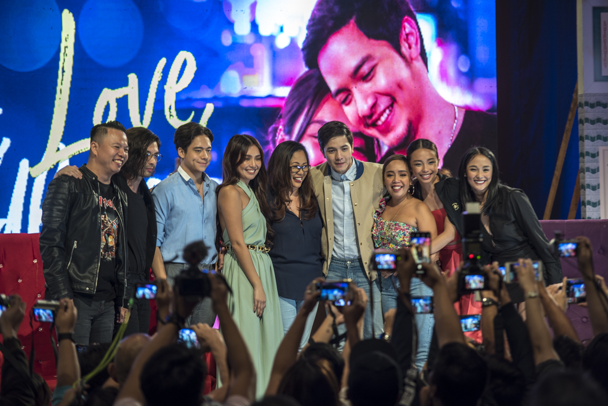BONDING. The cast of 'Hello, Love, Goodbye' share that some of their bonding moments include working out and night talks. Photo by Rob Reyes/Rappler 
