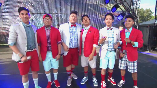 MANILA ENVY. The Filharmonic perform in 'Pitch Perfect 2' as the group Manila Envy. Screengrab from YouTube 