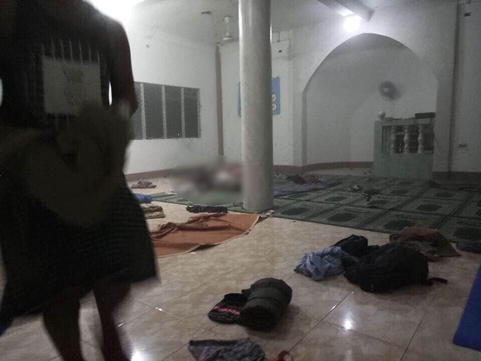 GRENADE ATTACK. A grenade is thrown inside a Zamboanga City mosque where religious leaders were resting on January 30, 2019. PNP Zamboanga photo 