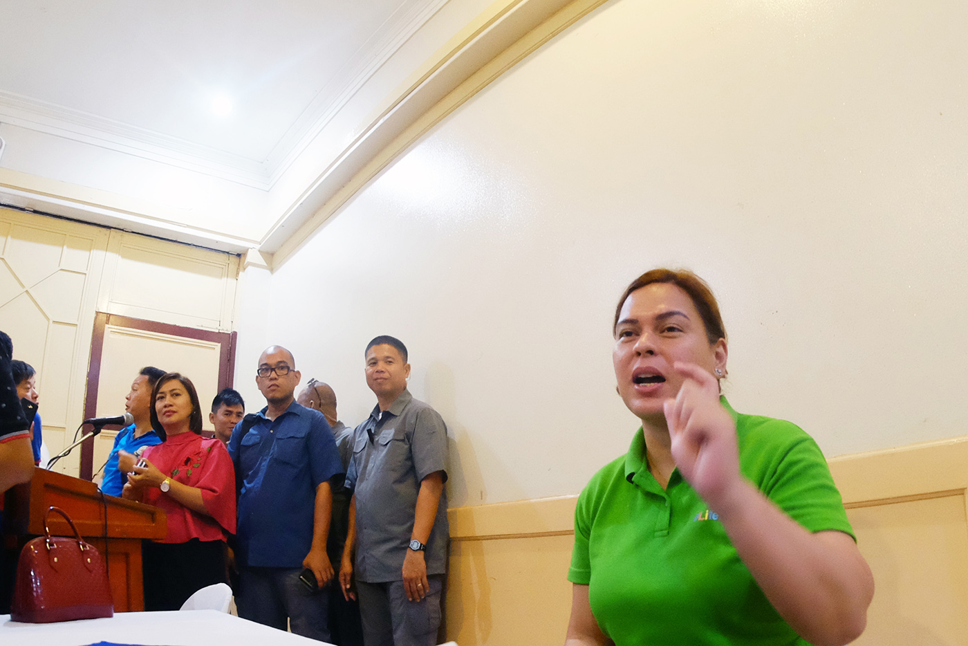 PRESIDENTIAL DAUGHTER. Davao City Mayor Sara Duterte-Carpio in Cagayan de Oro City on June 15, 2018. Photo by Bobby Lagsa 