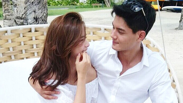 IN GOD'S TIME. Daniel Matsunaga says he did not court Erich Gonzales immediately after she broke up with her boyfriend. Their relationship bloomed sometime in April. Photo from Instagram/@erichgg    