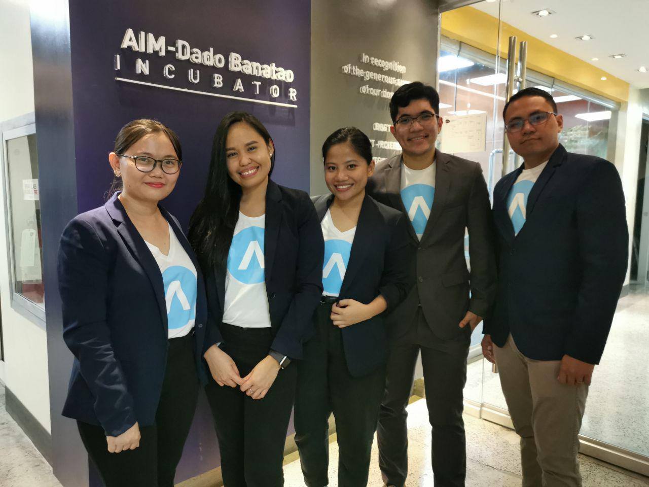 THE AI4GOV TEAM. Lei Motilla (second from left) with her team.