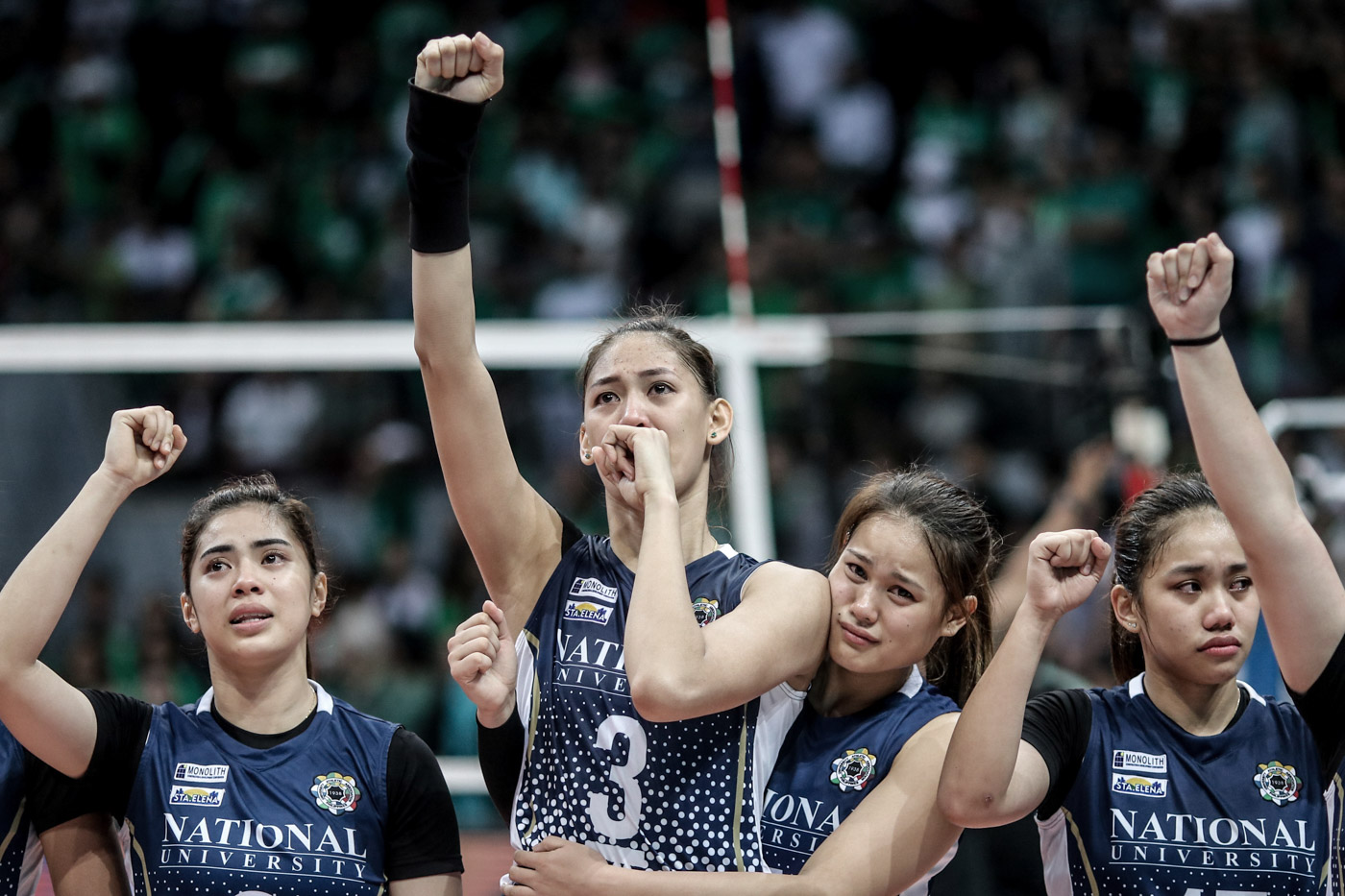 NO REGRETS. Jaja Santiago does not regret staying with the NU Lady Bulldogs until the end. Photo by Michael Gatpandan/Rappler 