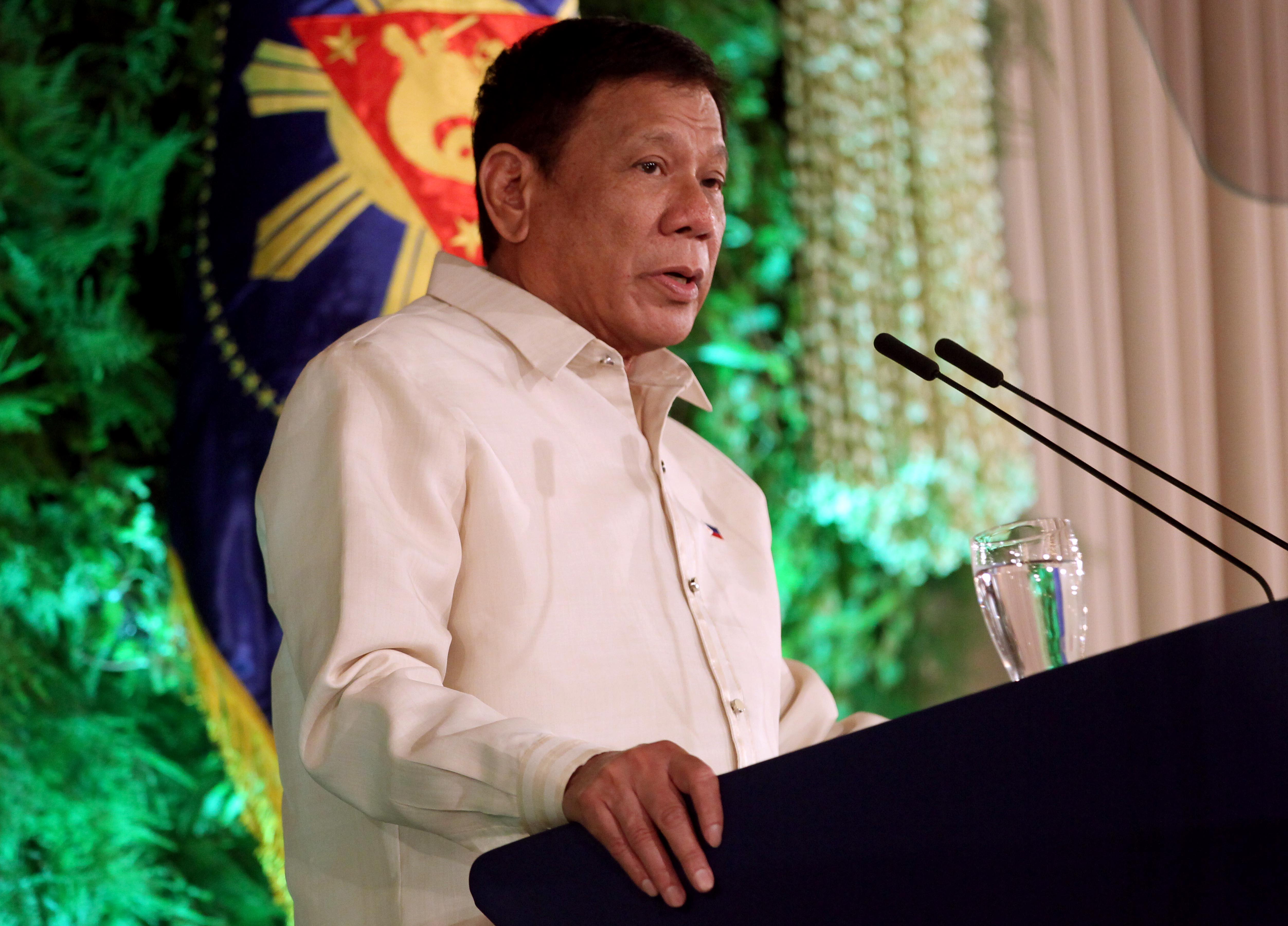 TO THE NATION. President Rodrigo Duterte delivers his inaugural speech on June 30, 2016. File photo from PCOO  