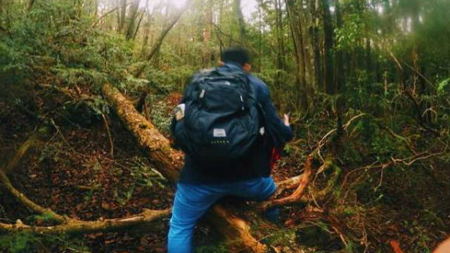 TRAVEL TIPS. Travel blogger Bla Aguinaldo explores the forbidden track of the Sea of Trees in Japan. Photo by Bla Aguinaldo  