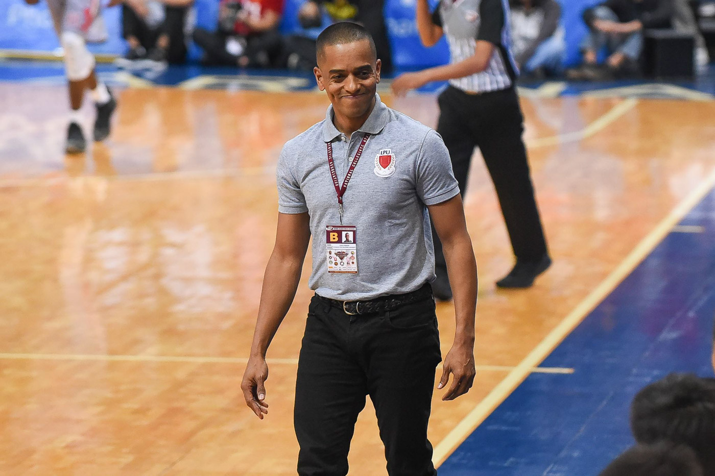 CONSISTENCY? Lyceum head coach Topex Robinson still wears a smile, but powerful words against the NCAA. Photo by Joaquin Flores 