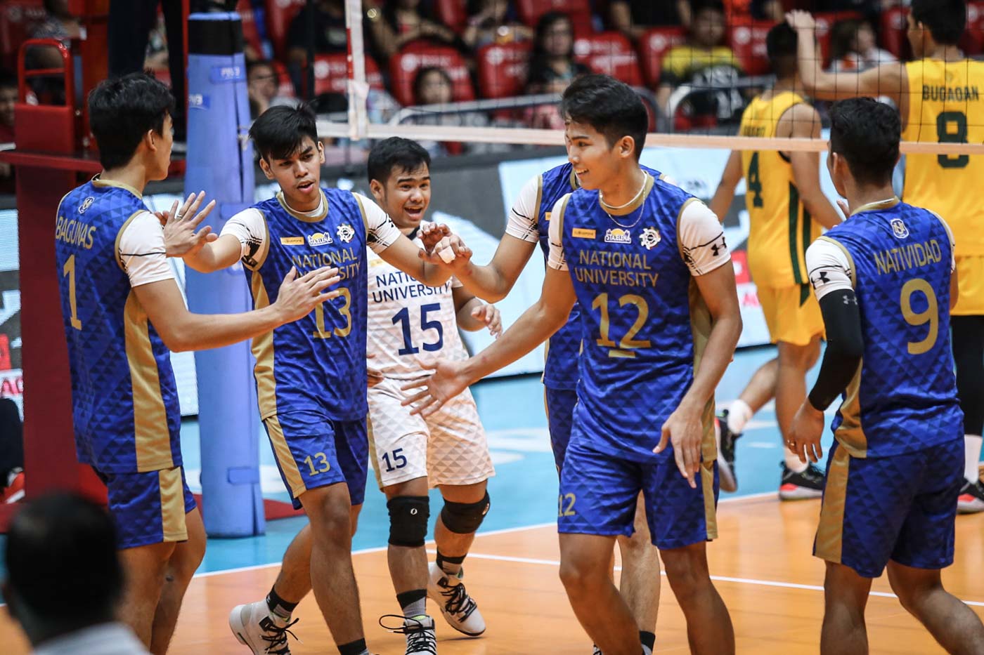 Men S Volleyball Nu Survives Ateneo Adamson Ousts Up