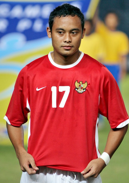 Atep adalah pemain didikan klub anggota Persib, UNI Bandung. Foto oleh Ahmad Zamroni/AFP  