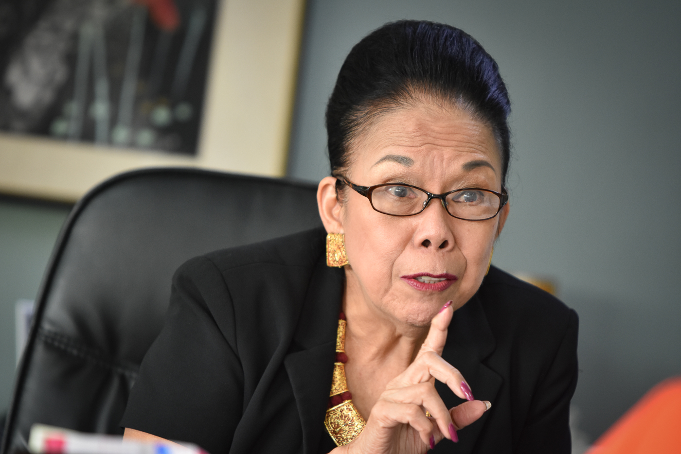 CLEARED. CHED Chairperson Patricia Licuanan says the Office of the President cleared all of her 8 foreign trips last year. File photo by LeAnne Jazul/Rappler    