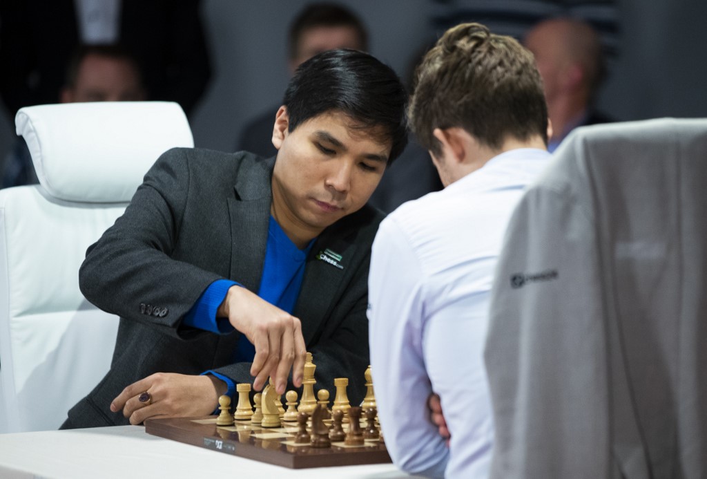 CLOSE BUT NO CIGAR. Wesley So and the USA fall short of the top prize in the FIDE Online Nations Cup. File photo by Berit Roald/NTB Scanpix/AFP 