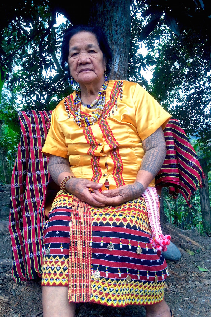 Lasoy in traditional kalinga dress 