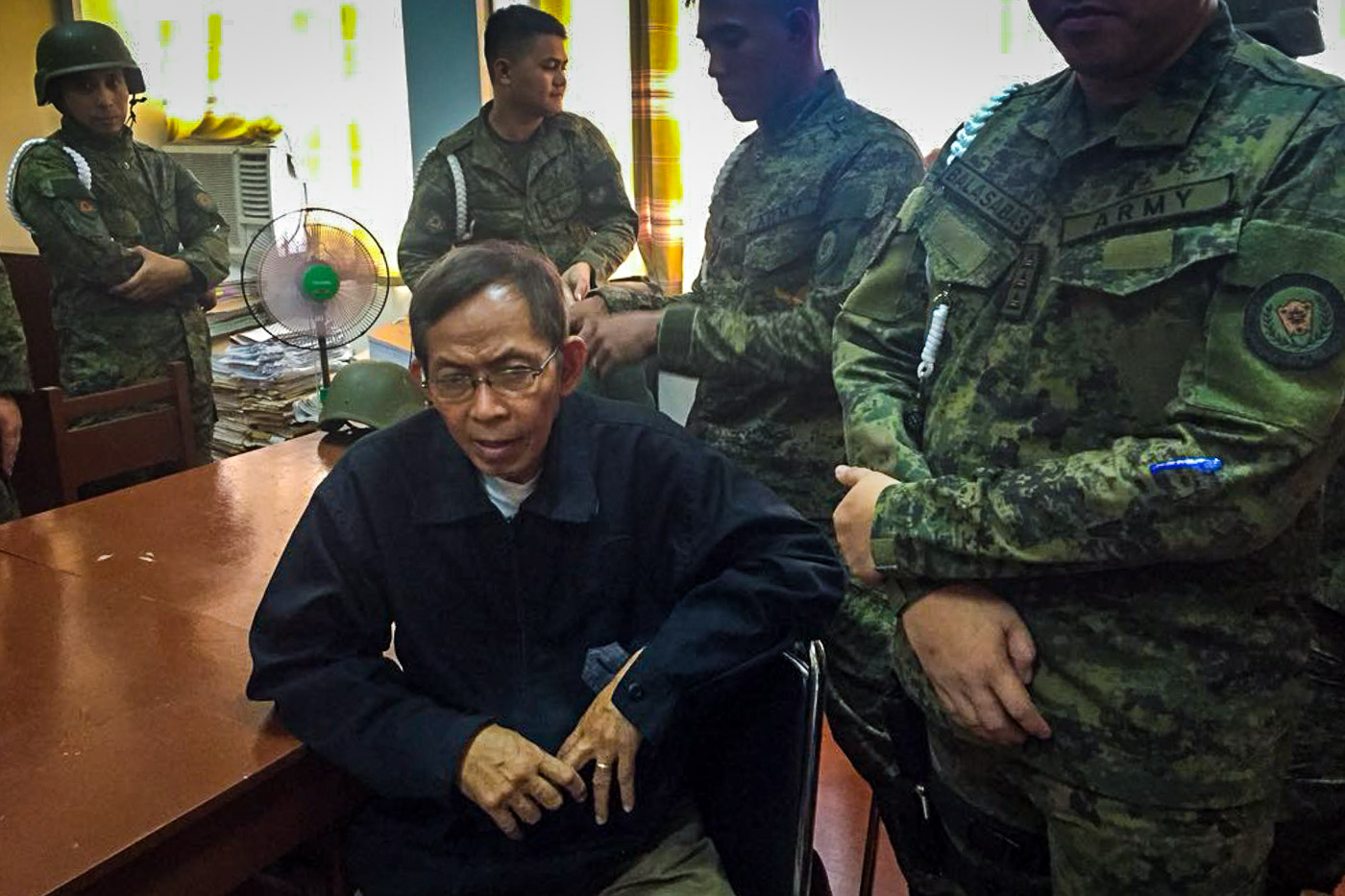 NOT READY. Retired army major general Jovito Palparan says he's not ready to spend the rest of his life in jail after he was convicted and sentenced to life for kidnapping and serious illegal detention by the Malolos Regional Trial Court (RTC) on September 17, 2018. Photo by Lian Buan/Rappler 