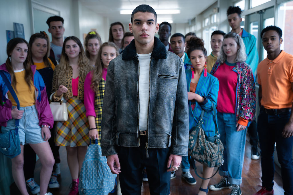 HEADTURNER. Sami Outalbali plays a new French student in the second season. Photo courtesy of Netflix 