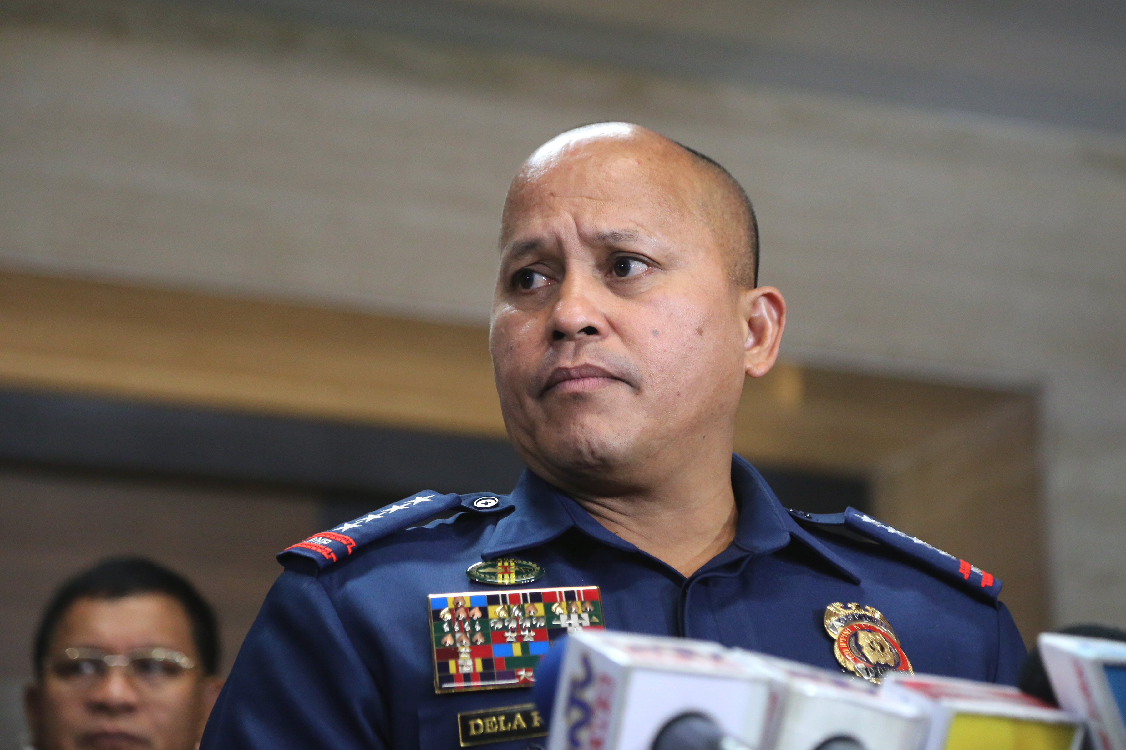 'SORRY.' PNP Chief General  Ronald Dela Rosa has apologized for his incendiary comment against drug lords, saying his emotions got the better of him. File photo by Mikel Panlilio/Rappler 