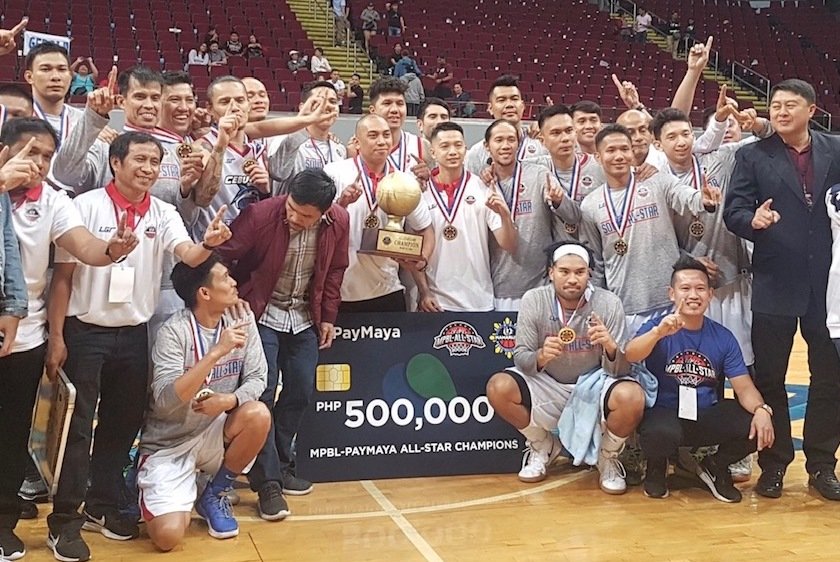 BIG WIN. The South squad bags the crown and the P500,00 top prize in the All-Stars showdown. Photo from PayMaya  
