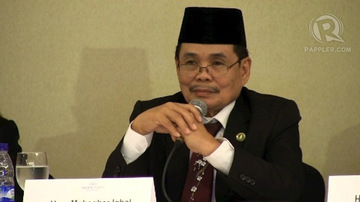 OPTIMISTIC. MILF chief negotiator Mohagher Iqbal remains optimistic the BBL will be passed but says Congress should respect the proposed government's autonomy. Rappler file photo 
