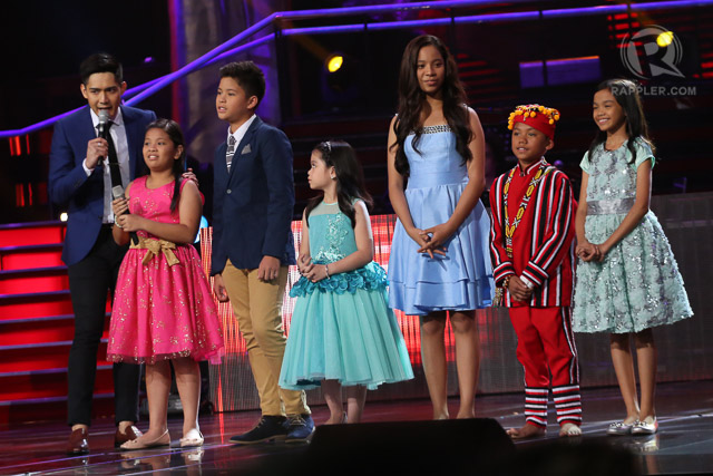 TOP 6. 'The Voice Kids PH 2' after their semi-finals solo performances. Photo by  Manman Dejeto/Rappler 