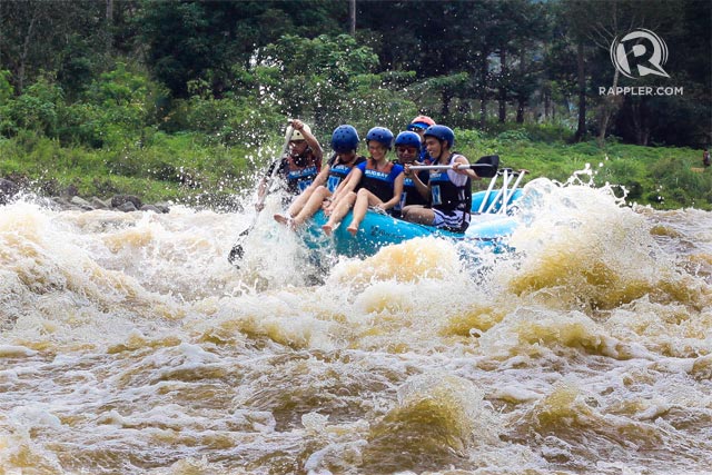 WHITEWATER RAFTING. Braving the rapids in Cagayan de Oro can give that surge of adrenaline. Photo by Bobby Lagsa 
